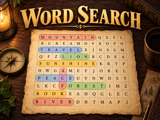 Word Search Puzzle Free Icon